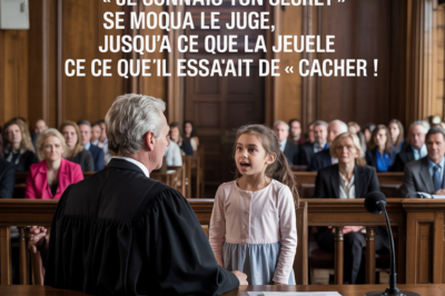 « Je connais ton secret », se moqua le juge, jusqu’à ce que la jeune fille révèle ce qu’il essayait de « cacher » ! L’affaire bouleversa le monde entier.